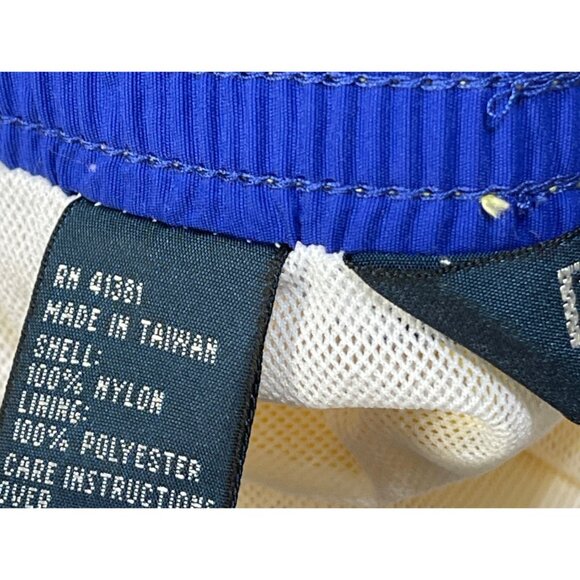 Polo Ralph Lauren Swim Trunks Pony Logo Size 2X Big Yellow Blue - Picture 8 of 9